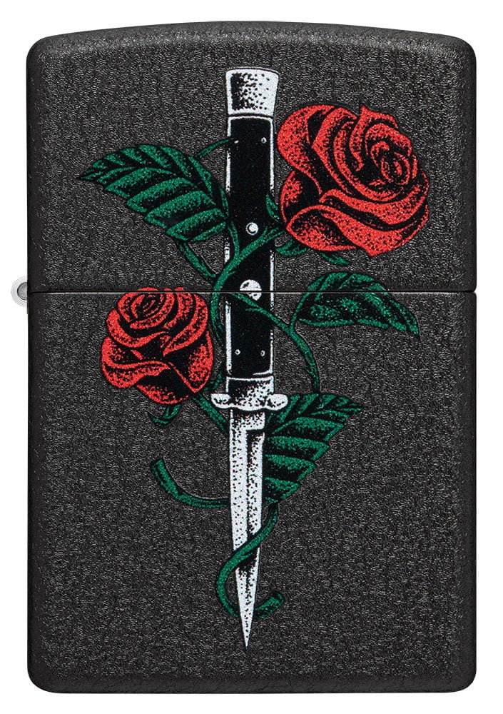 Rose Dagger Tattoo Design