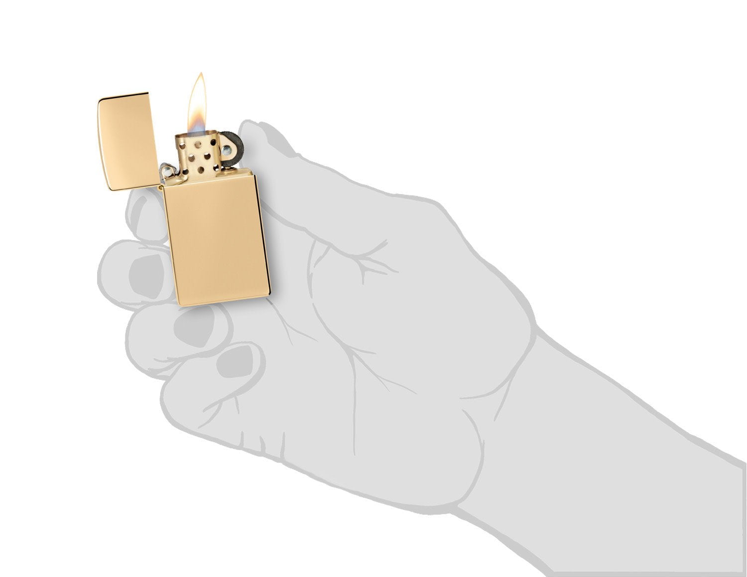Slim® High Polish Brass