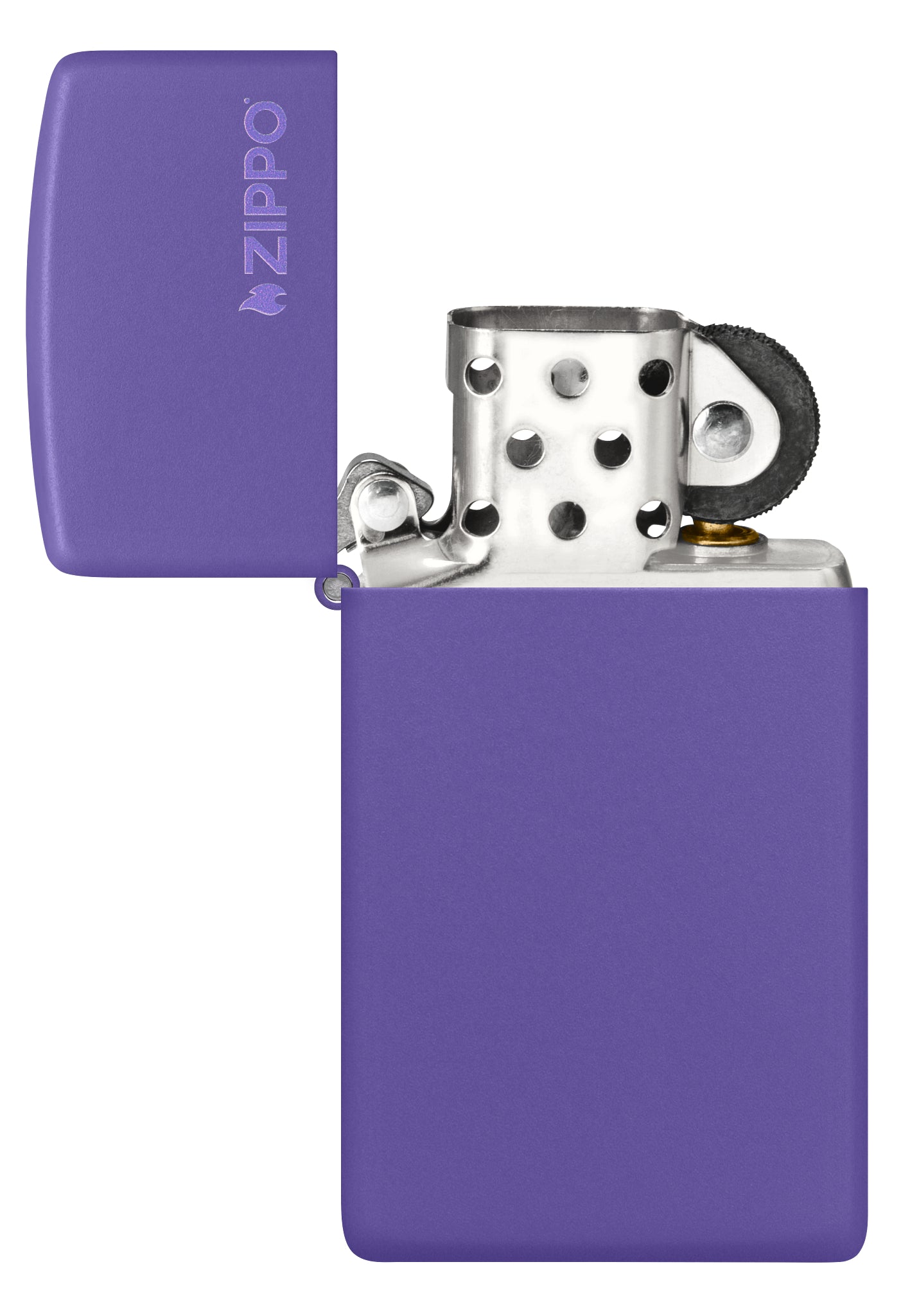 Slim® Purple Matte Zippo Logo