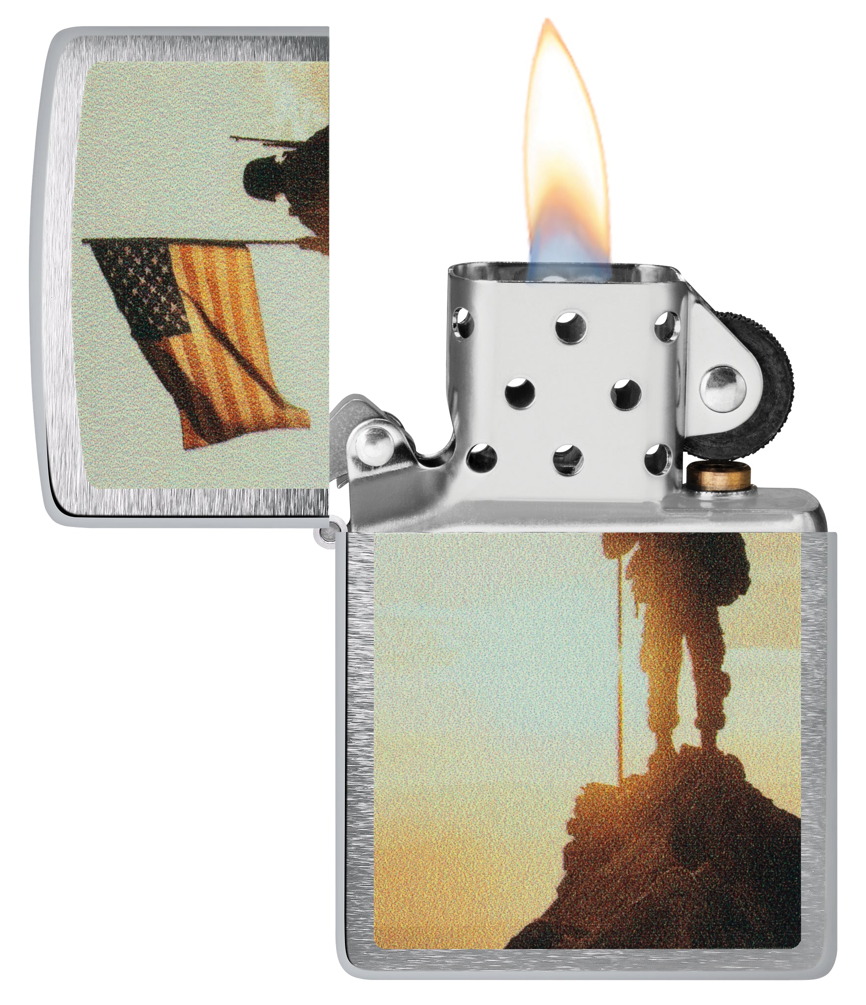 Soldier and Flag Design