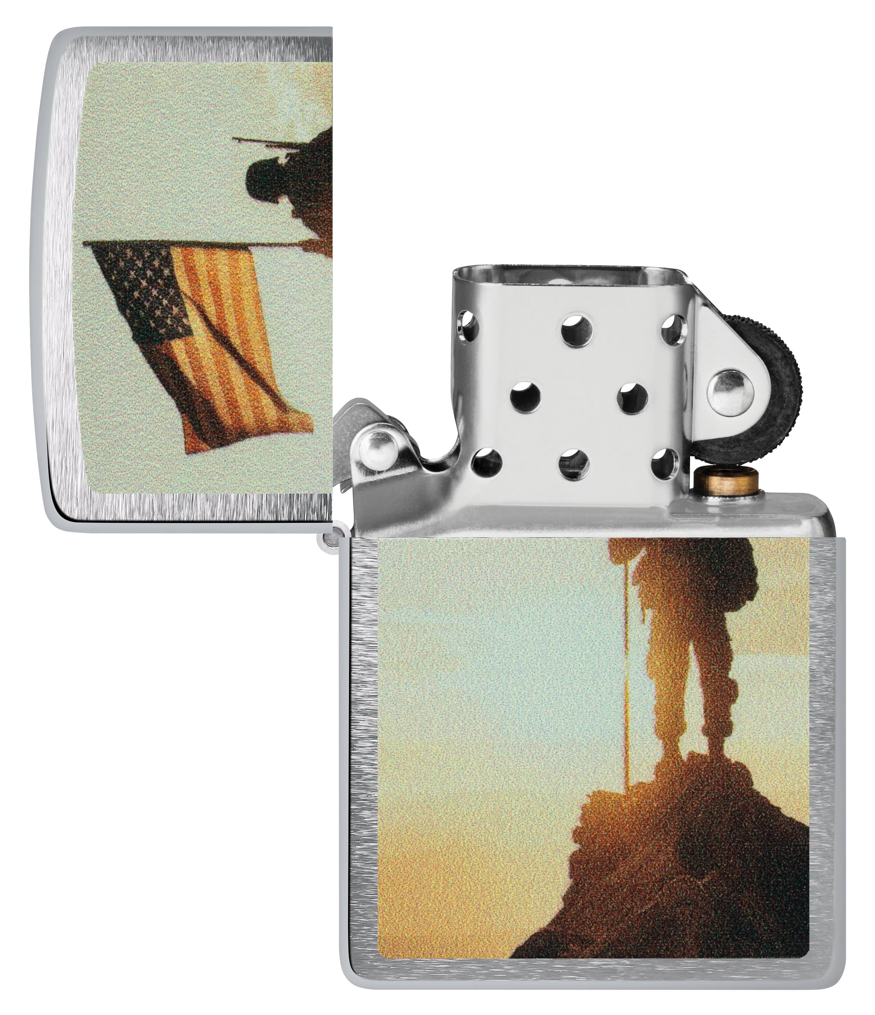 Soldier and Flag Design