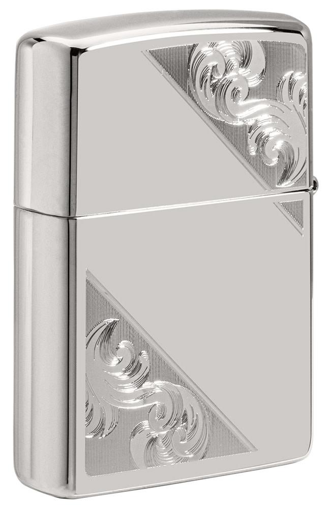 Sterling Silver Diagonal Filigree Design