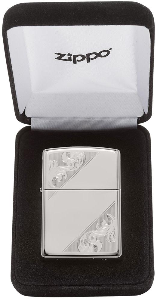 Sterling Silver Diagonal Filigree Design