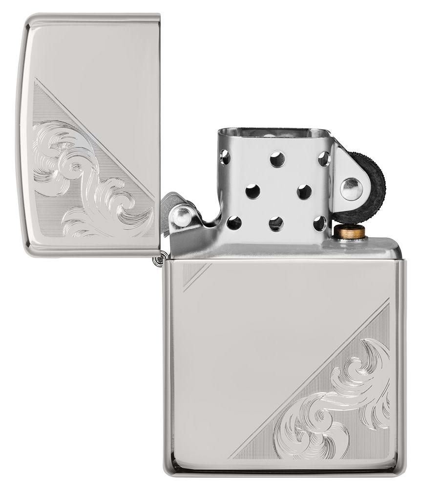 Sterling Silver Diagonal Filigree Design