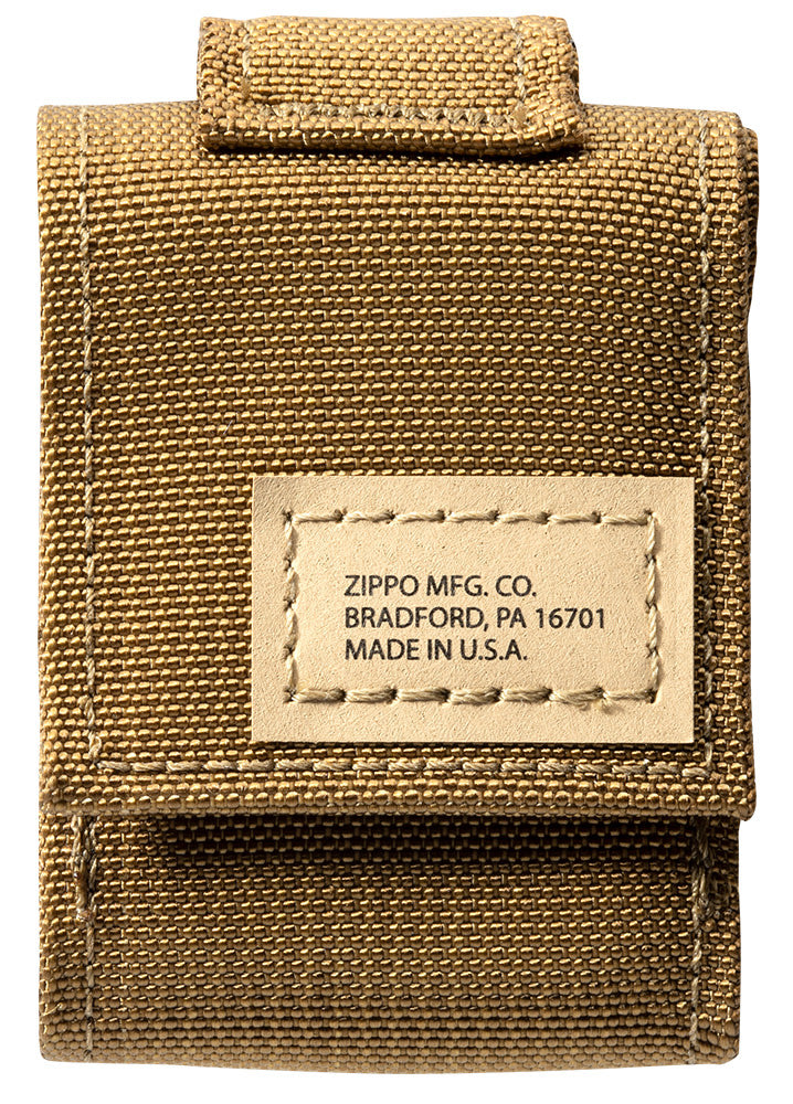 Tactical Pouch and Black Crackle® Windproof Lighter Gift Set