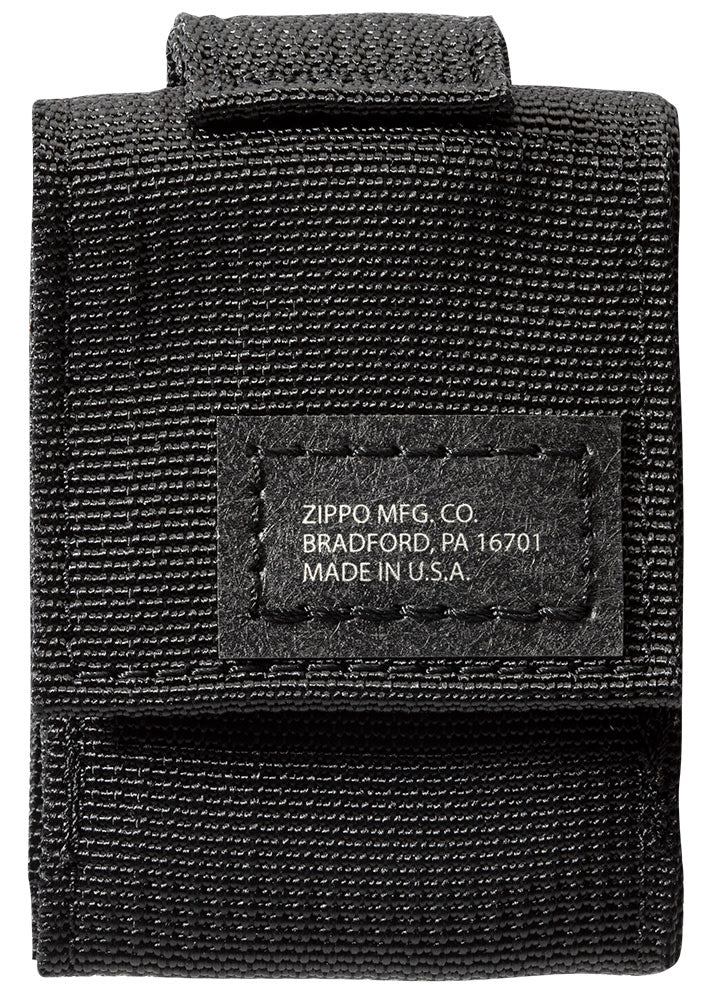 Tactical Pouch and Black Crackle® Windproof Lighter Gift Set