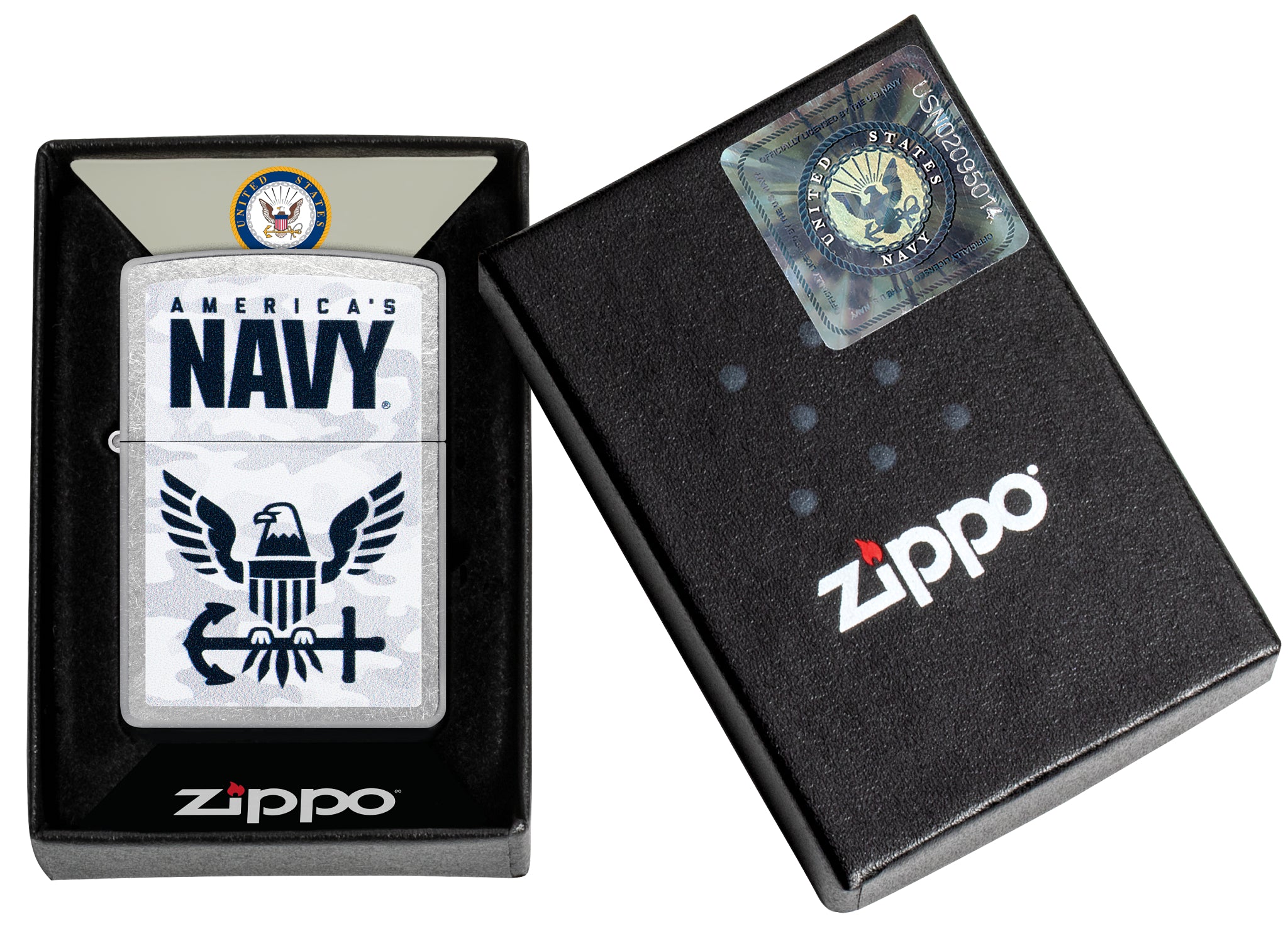 United States Navy® Camo Logo Design