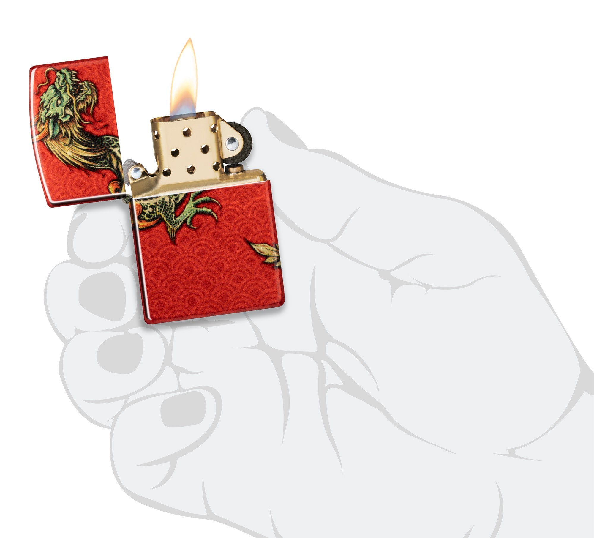 Zippo Dragon Design
