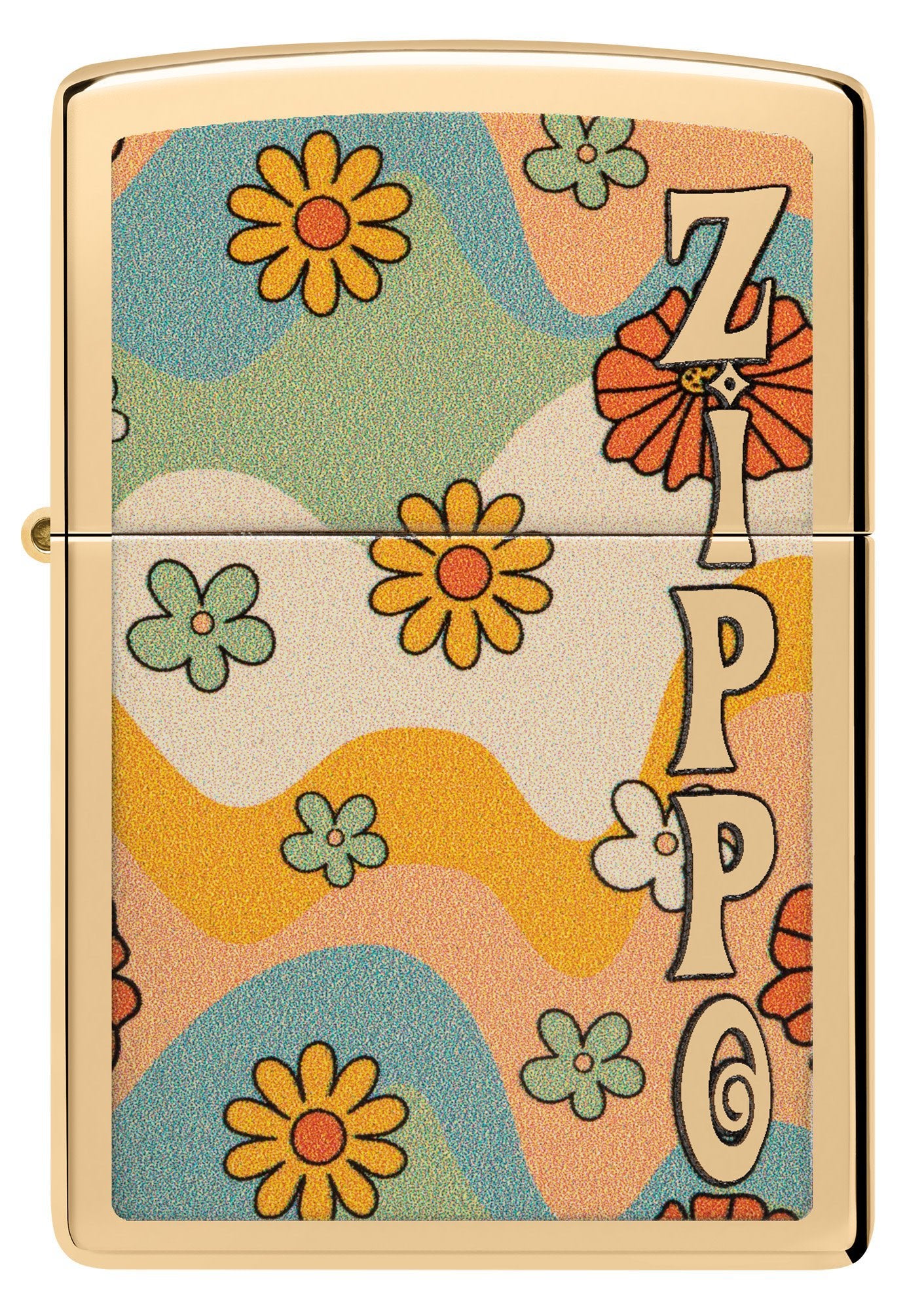 Zippo Flower Power Design