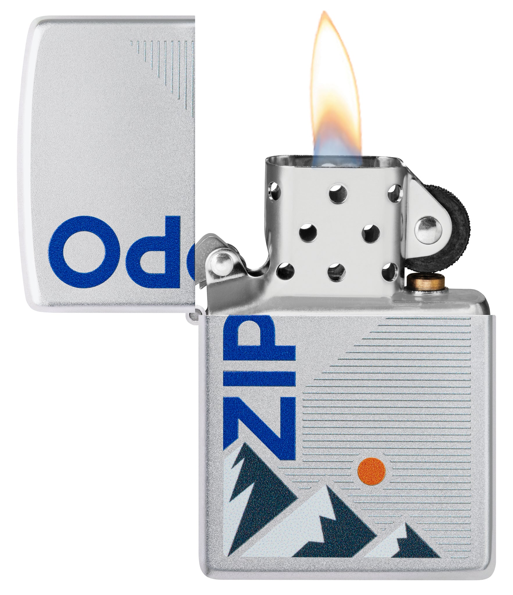 Zippo Mountain Design