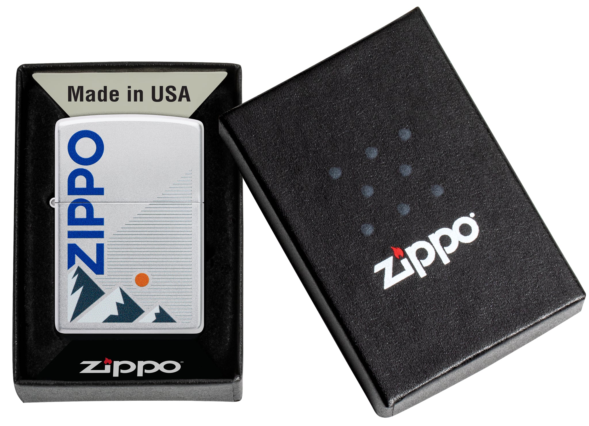 Zippo Mountain Design