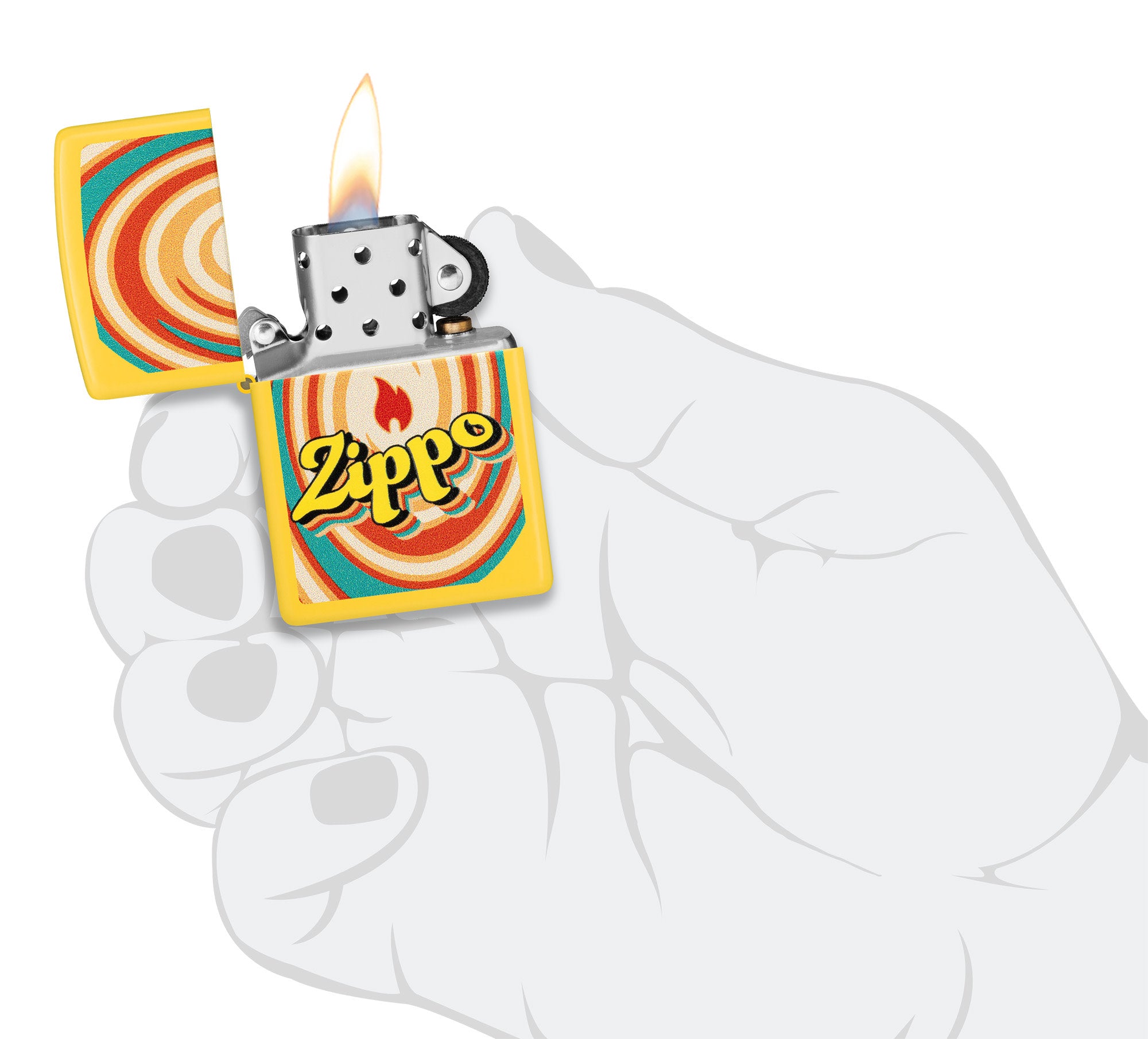 Zippo Swirls Design