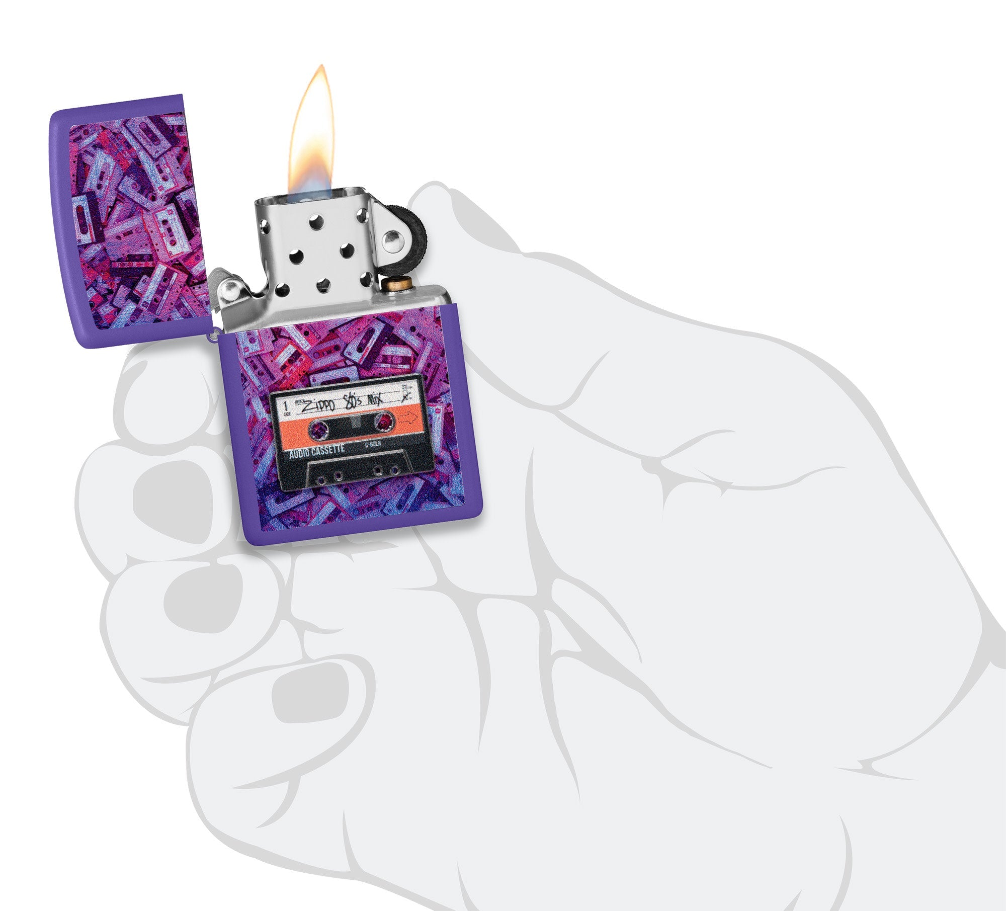 Zippo Cassette Tape Design