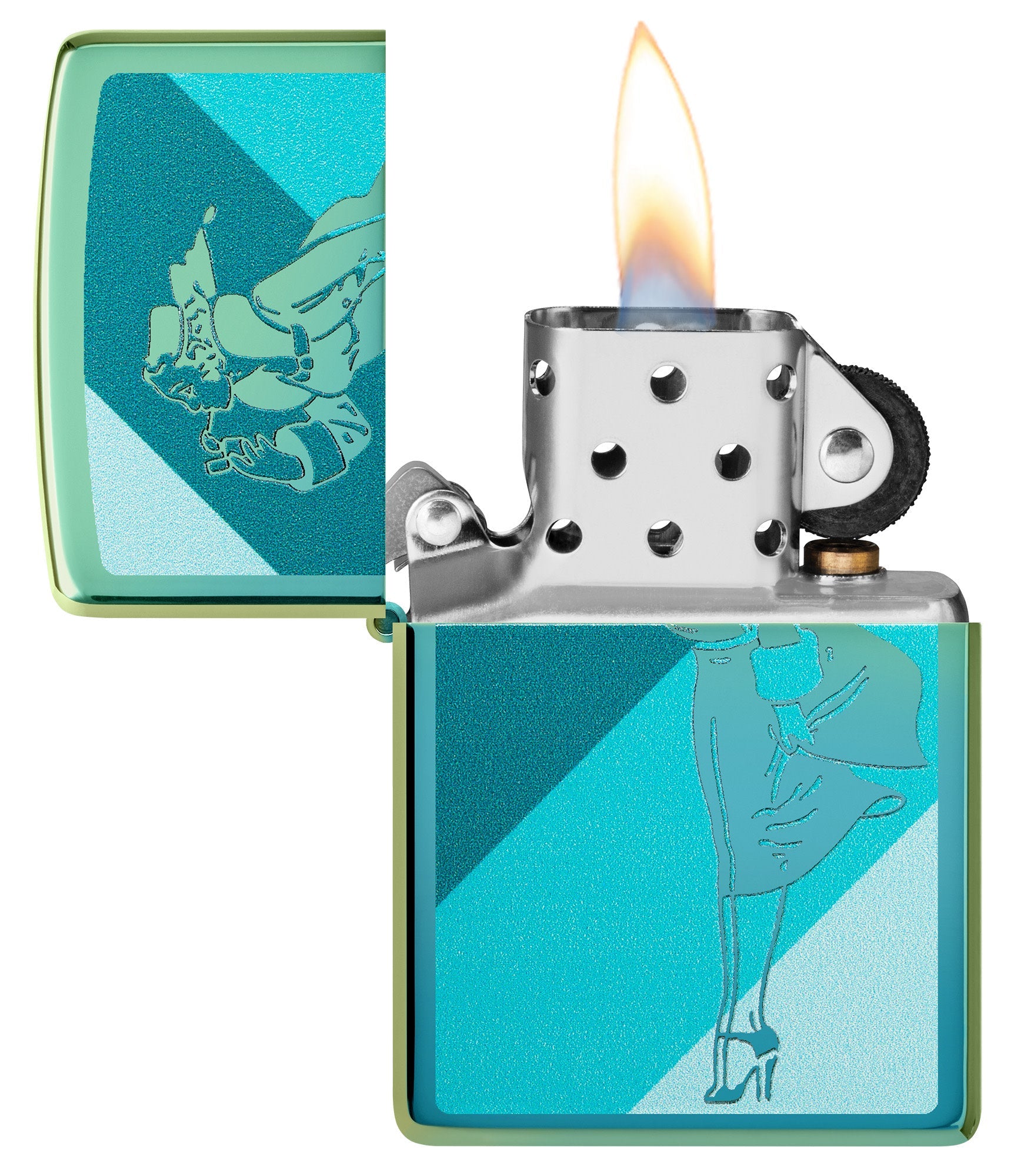 Teal Windy Design