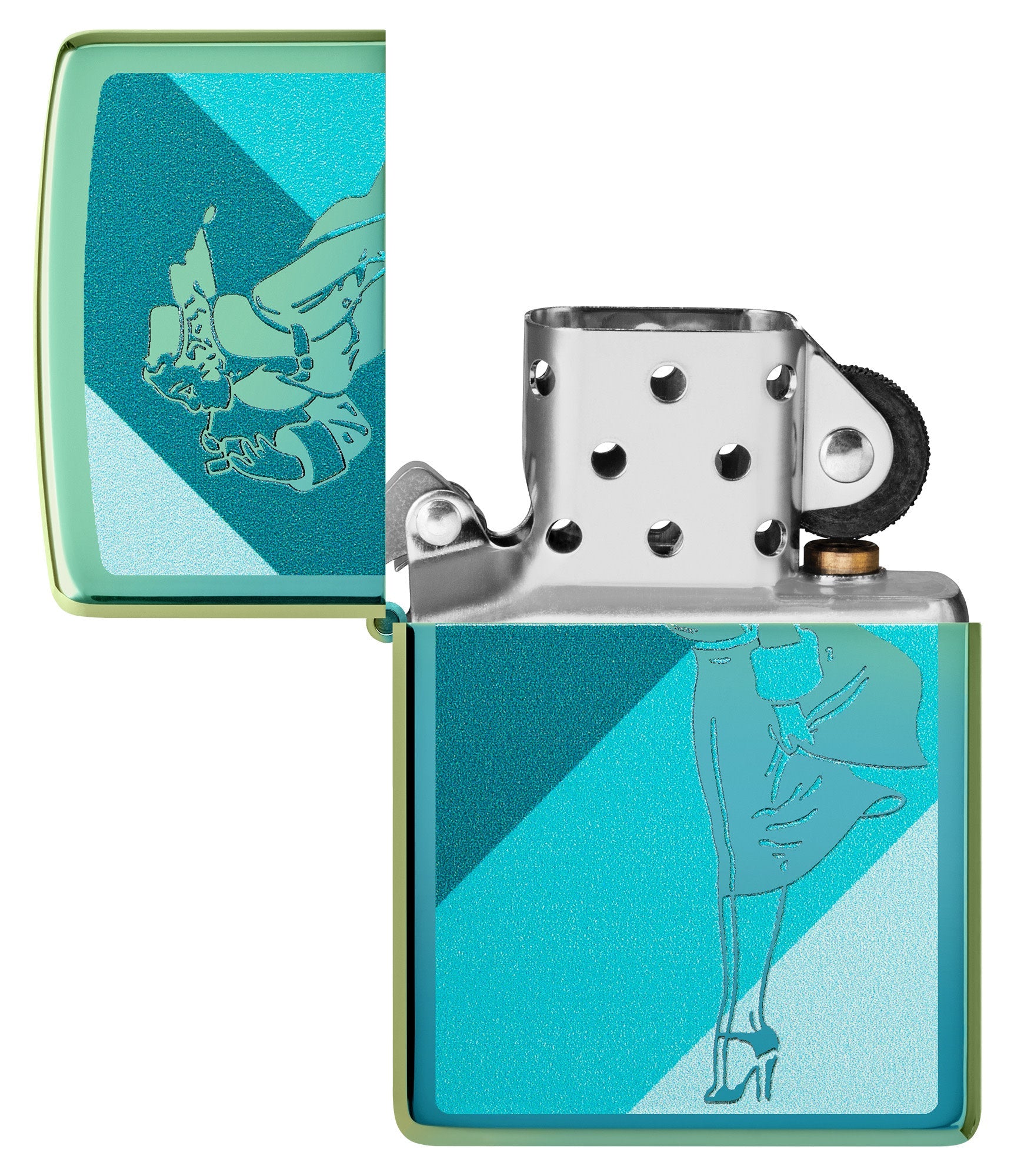 Teal Windy Design